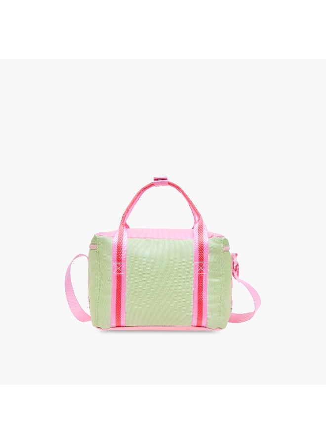 MARSHMALLOW Lunch/Cooler Bag-Fresky -1 Cmprt-Girls- (Polyester) Green \ 21X21X10 - Image 3