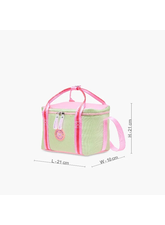 مارشملو Lunch/Cooler Bag-Fresky -1 Cmprt-Girls- (Polyester) Green \ 21X21X10