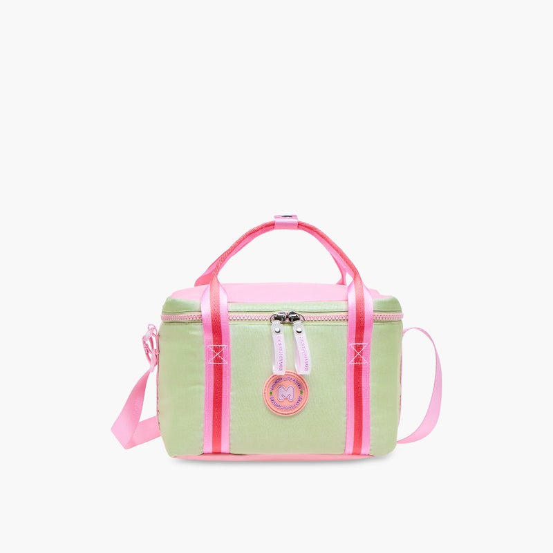 MARSHMALLOW Lunch/Cooler Bag-Fresky -1 Cmprt-Girls- (Polyester) Green \ 21X21X10 - Image 1