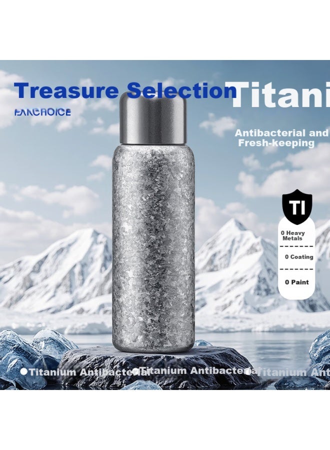Pakchoice Pure Titanium Insulated Cup Men Women High Value Pure Titanium Water Cup Tea Cup Birthday Gift For Girlfriend Wife - Image 1