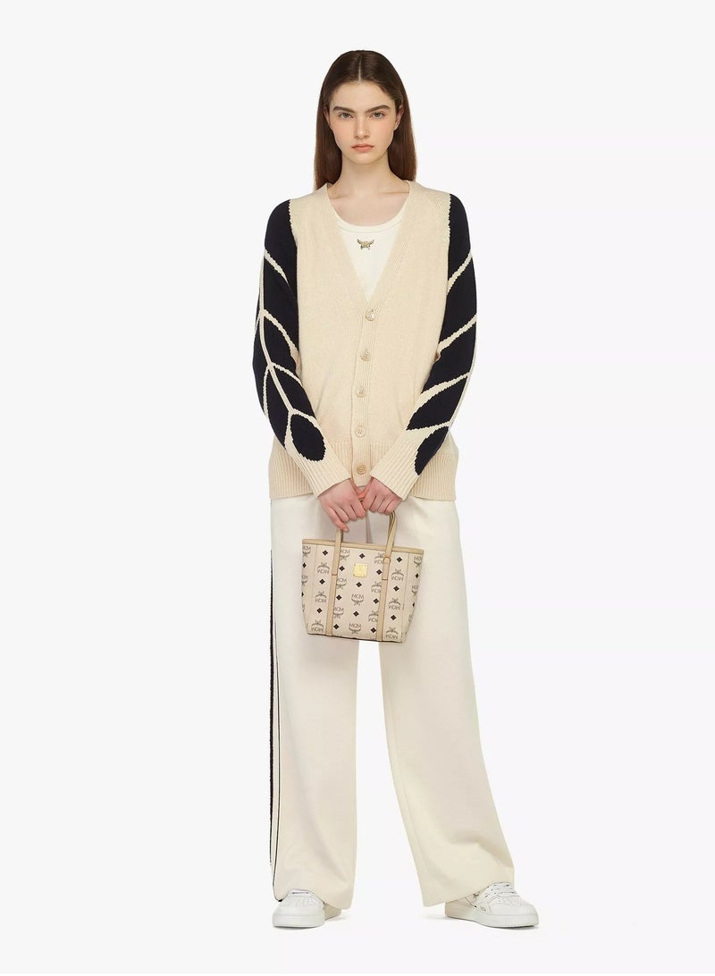 MCM Toni Top-Zip Shopper in Visetos - Image 4