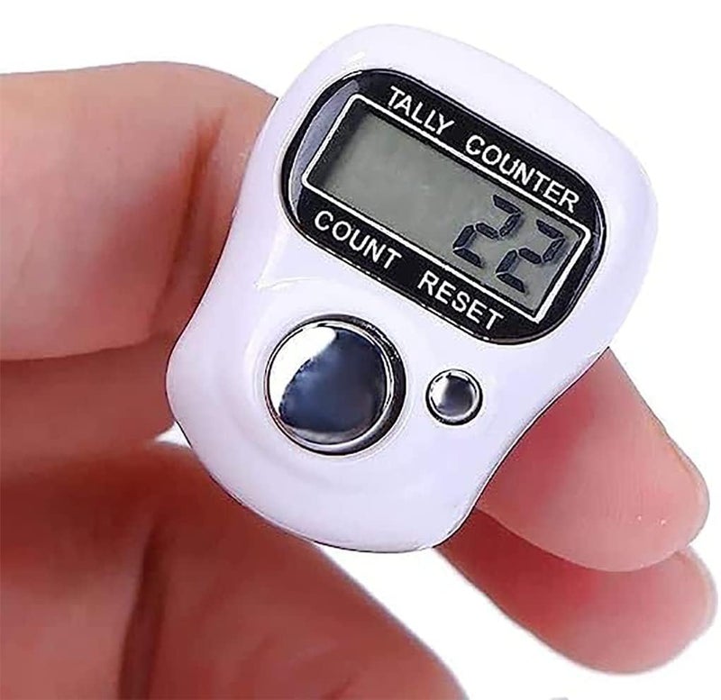 Concepta Mini Hand Tally Counter Finger Ring Digital Electronic Head Count, Jap Counter Machine for Mantra Jap Cricket Umpire and Various Counting Purpose Small(Color May Vary) (Pack of 10 PIS) - Image 3