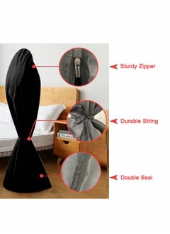 SYOSI Fan Dust Cover, Heavy Duty Oxford Cloth Waterproof, Dustproof, Moisture-Proof Cover for Outdoor Pedestal Fan, Washable Fan Protective Cover for Standing Round Fans  - Image 3
