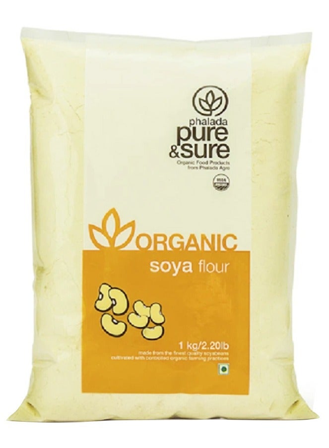 Pure & Sure Pure & Sure Organic Soya Flour, 1 kg 