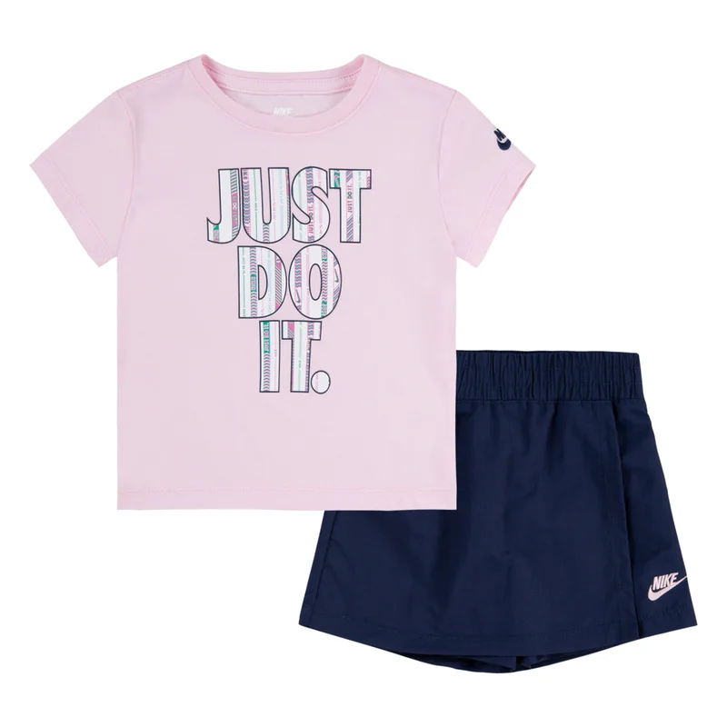 Nike Kids' Happy Camper T-Shirt And Skort Set