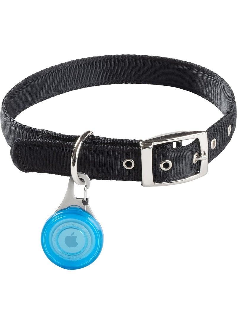 NiteIze - Nite Ize WearAbout Pet Clippable Tracker Holder Apple AirTag Holder With Locking Carabiner For Pets Blue - Image 1