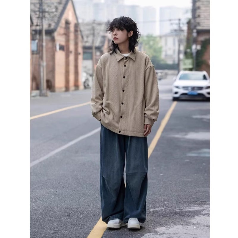 Unisex Classic Denim Jeans Loose Fit Daily Outdoor Wear - Image 2