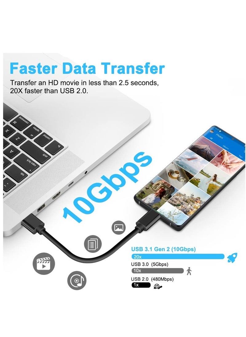 ELTRAZONE - Timing Cut Off Data Cable Type C Black Type C Charger Cord Data File Transfer Sync Power Wire - Image 1