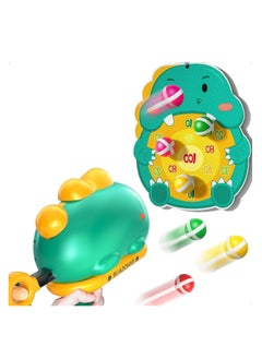 Hanayo Kids Dinosaur Dart Board Gun Shooting Toy Target Game with 6 Sticky Balls Indoor Outdoor Competitive Games Birthday Gifts For Children  - Image 1