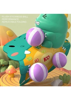 Hanayo Kids Dinosaur Dart Board Gun Shooting Toy Target Game with 6 Sticky Balls Indoor Outdoor Competitive Games Birthday Gifts For Children  - Image 5