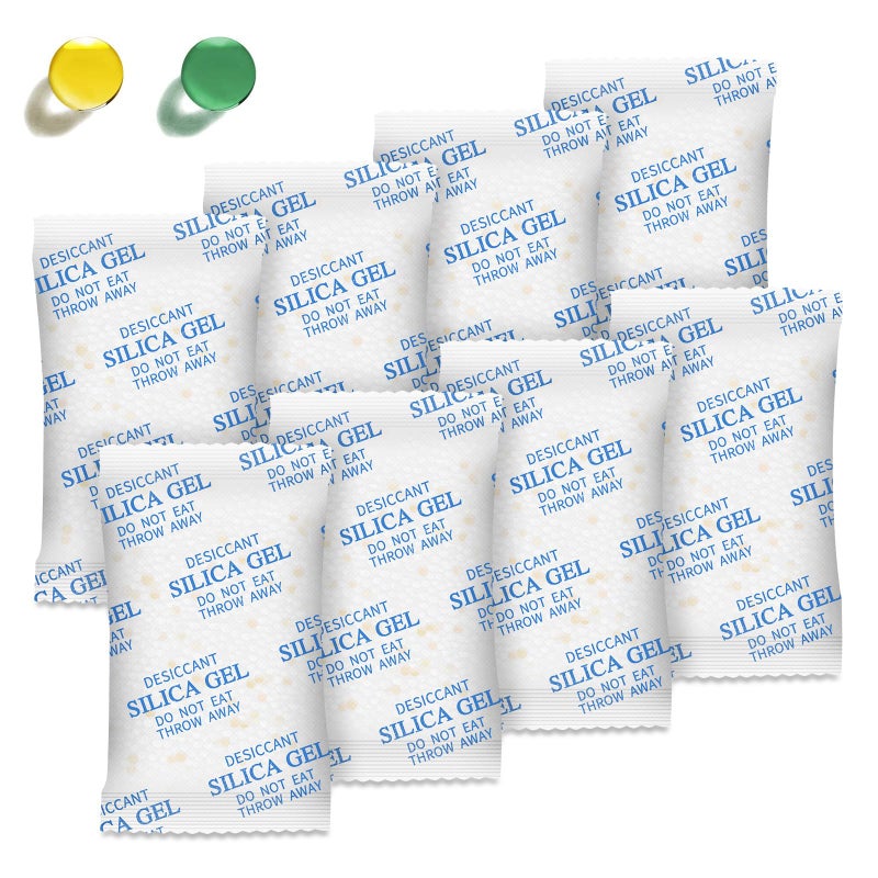 Moisture Absorbers 20G 75 Pack Premium Transparent Desiccant for Storage Silica Gel Desiccant Packets 20G 75