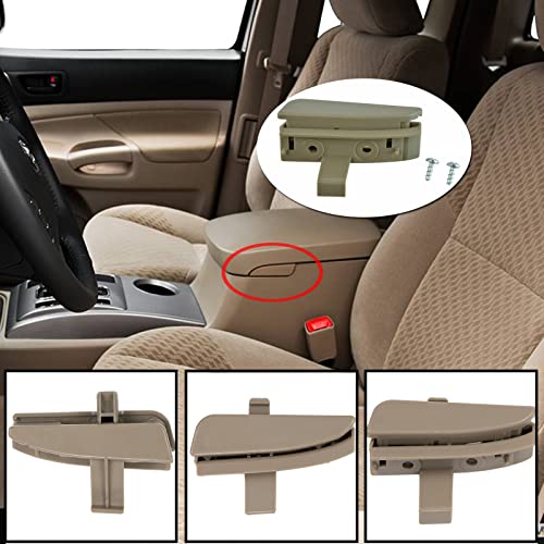OEMASSIVE Center Console Latch Lid Lock for Toyota Tacoma N220/N240/N250/N260 2005-2012,Beige Center Console Latch Lock,Console Lid Lock Replacement 58910AD030B0,58910AD030B0 - Image 3