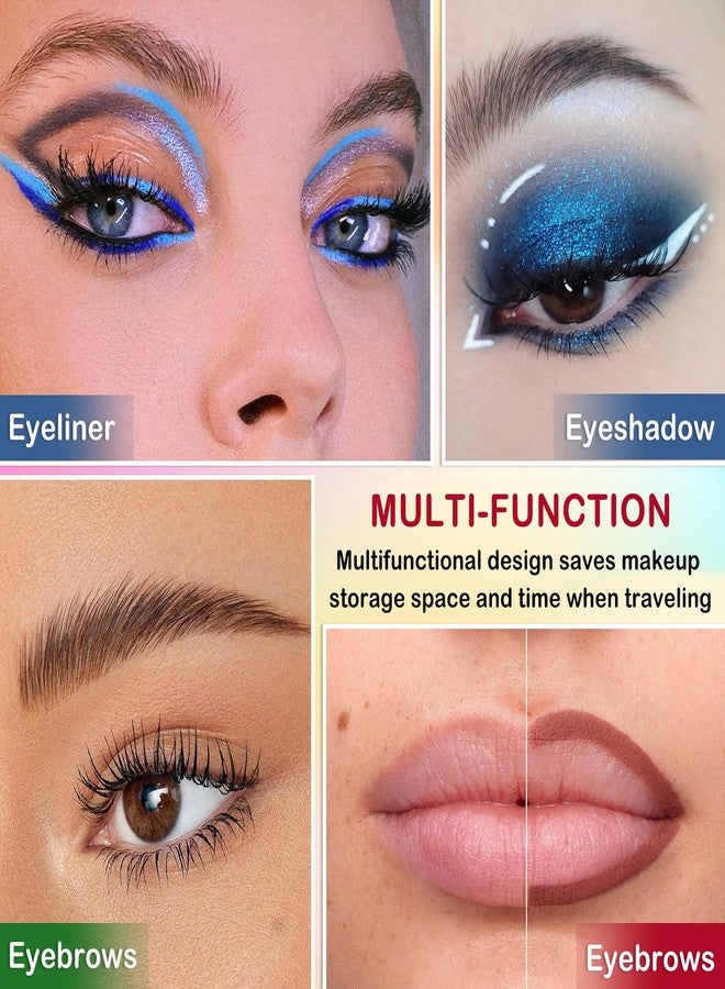 QIUFSSE 16 Colored Eye Liner Pencils for Women,Purple Green Blue Metallic Eyeliner Pen Set,delineador de ojos contra el agua,Multi-Function and Professional Pencil Eyeliner Makeup - Image 5