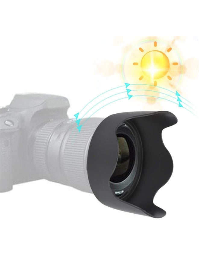 Bayonet Dedicated Lens Hood Replacement EW-73B for Canon EF-S 17-85mm f/4-5.6 IS USM & 18-135mm f/3.5-5.6 IS STM Lens - Image 4