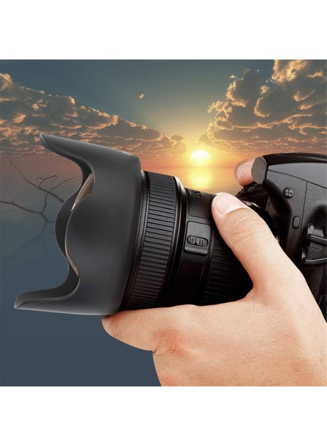 Bayonet Dedicated Lens Hood Replacement EW-73B for Canon EF-S 17-85mm f/4-5.6 IS USM & 18-135mm f/3.5-5.6 IS STM Lens - Image 3
