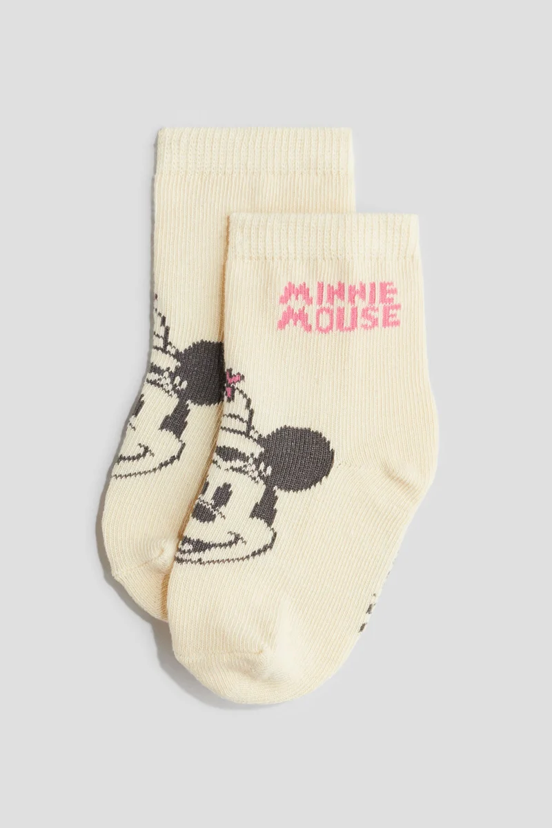 H&M 3-pack motif-detail socks