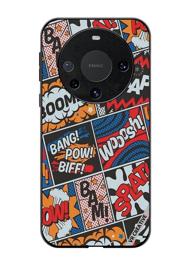 VR CREATIVE Protective Case Cover For Huawei Mate 60 Pro Pop Art Design Multicolour - Image 1