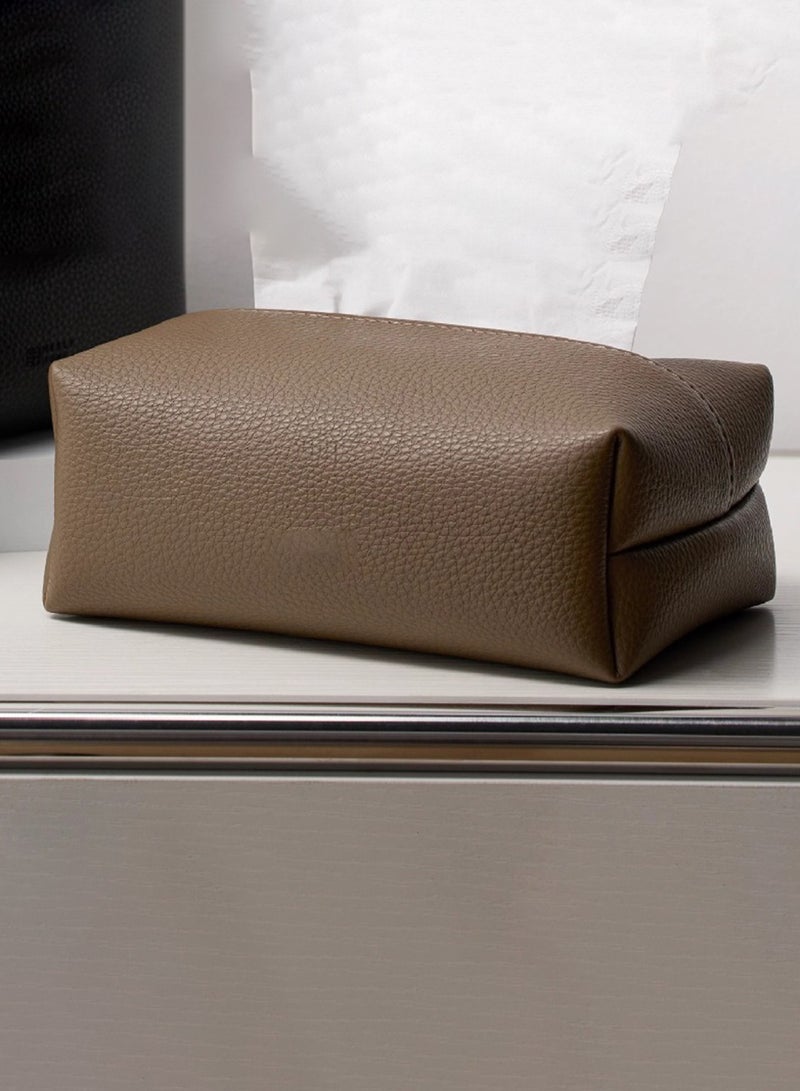 Home decorations for bedrooms and offices | Car tissue rack | Tissue rack | Car tissue box rack | Car tissue box cover (gray) - Image 3