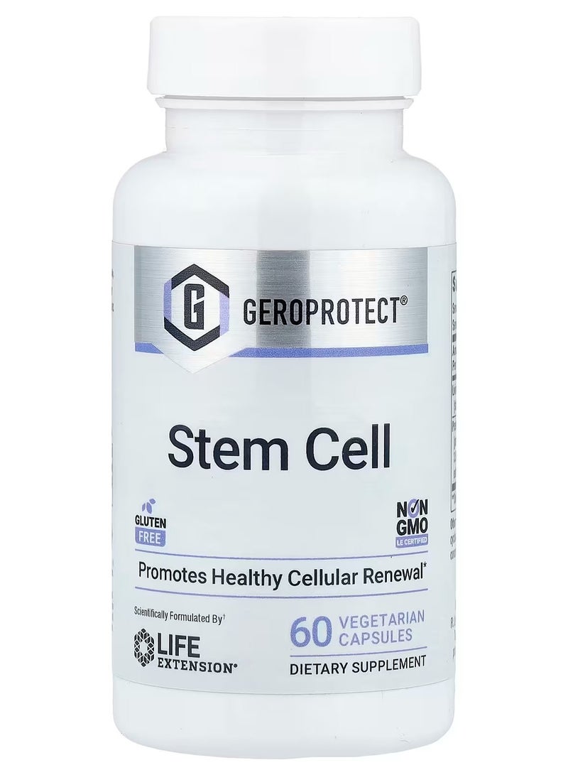 لايف إكستنشن تمديد الحياة، جيروبروتيكت®، الخلايا الجذعية، 60 كبسولة نباتية - Image 1