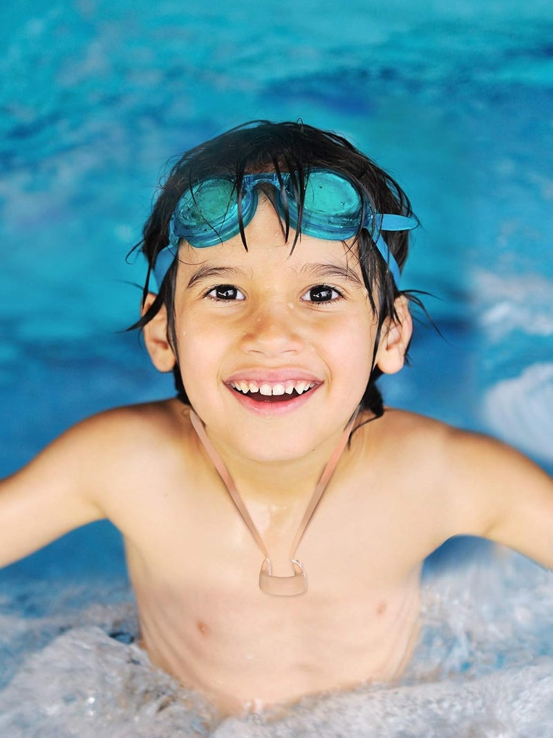Pelopy 7 Pieces Swimming Nose Clip Silicone Nose Plug Protector with Elastic Rope for Kids and Adults Swimming Using - Image 5