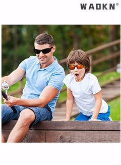 WAOKN Polarized Sunglasses, Sports Trendy Sunglasses, for Men Womens Sunglasses Polarized UV Protection Non-Slip, for Driving Cycling Fishing Running,Golf Climbing Sports 2 Pairs  - Image 5