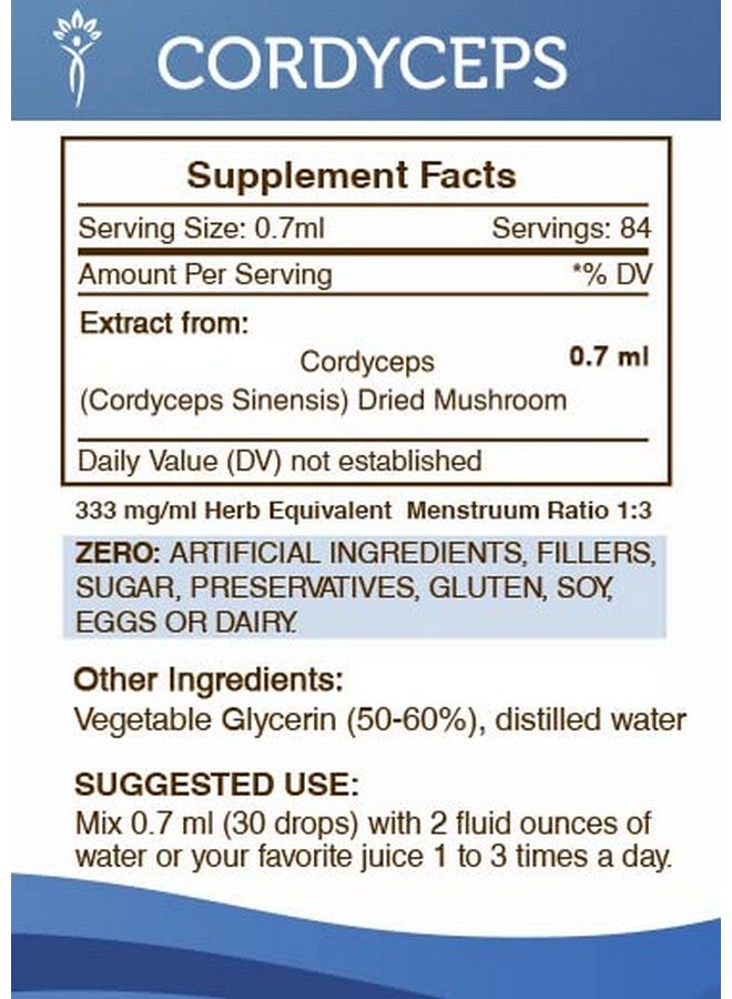 Secrets of the Tribe Cordyceps Tincture Alcohol-Free Extract, Cordyceps Cordyceps Sinensis Vitality and Stamina 2 oz - Image 4