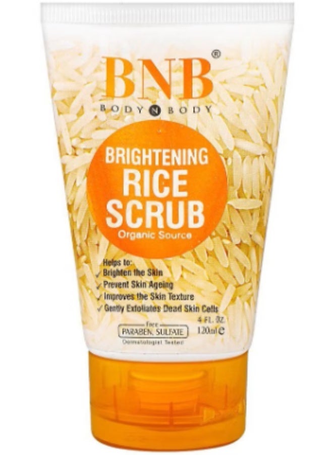 BNB Organic Source Brightening Rice Scrub 120ml