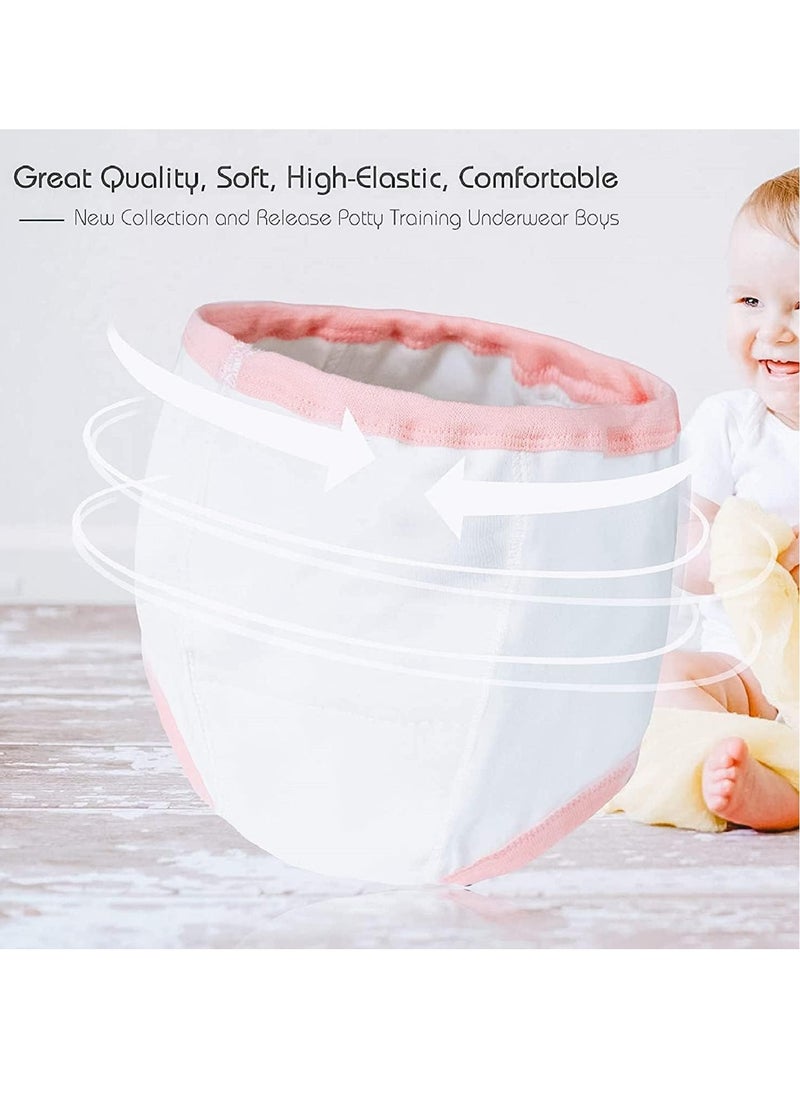 Gonice - Training Underwear For Girls 4 PCS Potty Training Underwear For Girls Potty Training Underwear Girls Training Underwear Toddler Training - Image 1