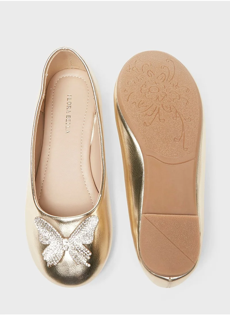 shoexpress Kids Butterfly Ballerinas