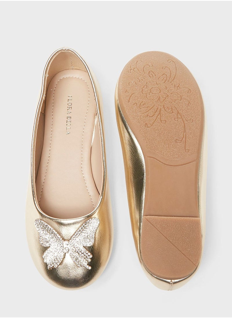 shoexpress - Kids Butterfly Ballerinas - Image 1