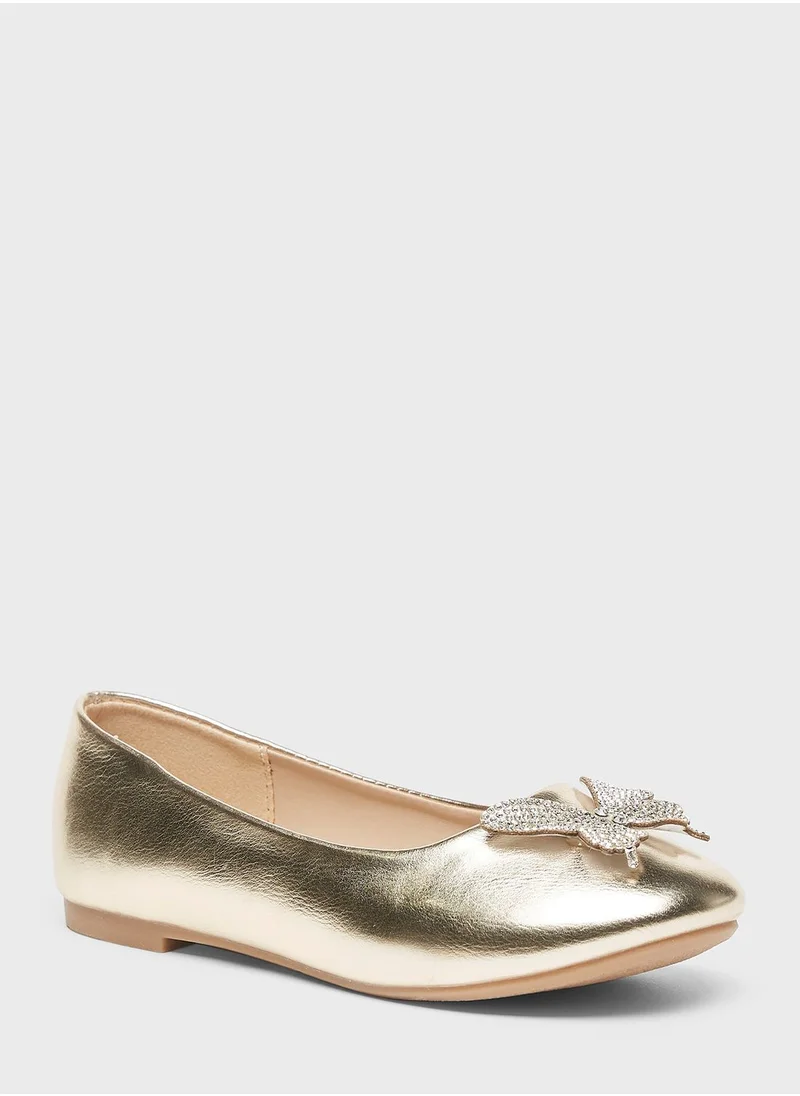 shoexpress Kids Butterfly Ballerinas