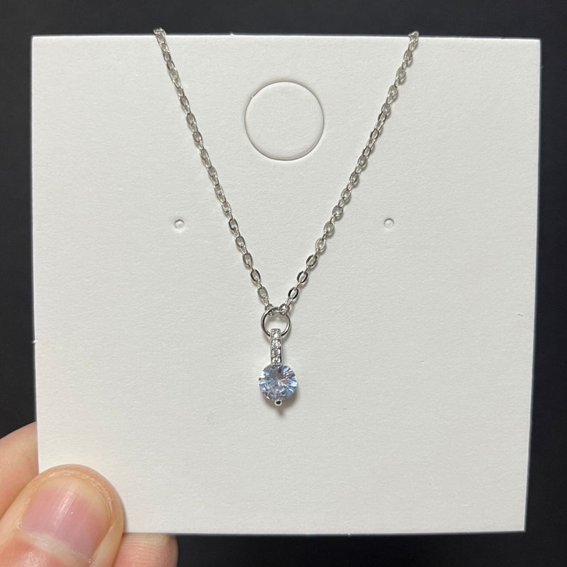 Titanium Steel Geometric Layered Necklace for Women, Minimalist Sweater Chain Collarbone Jewelry, Fashionable Daily Accessory