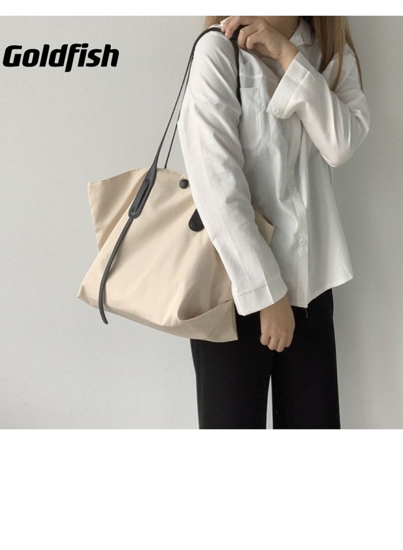 Goldfish Canvas Women Shoulder Bag Ladies Fashion Shopping Hand Bags - Image 4