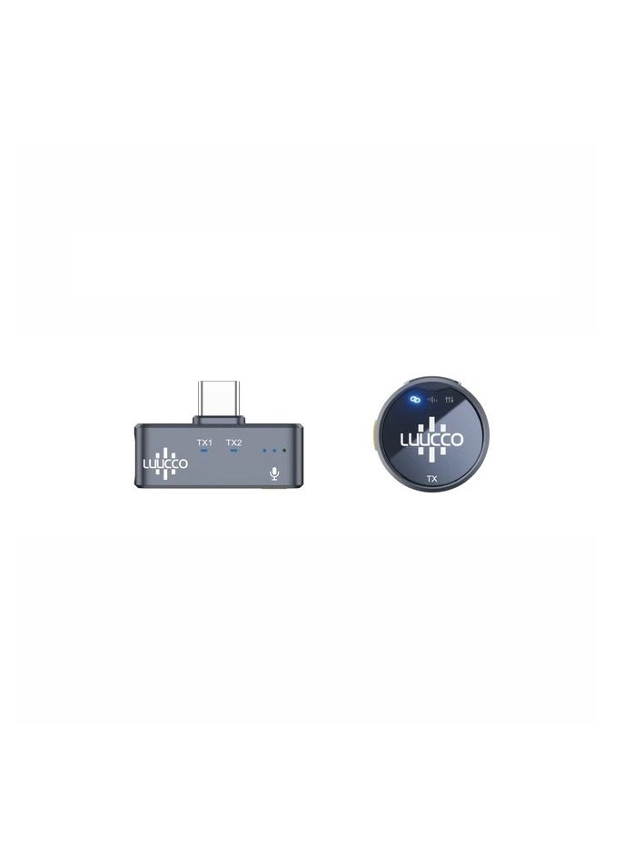 LUUCCO LUUCCO AirWave K1 Wireless Lavalier Microphone USB-C for Mobile Phones Lapel Mic for Vloging Interviews and Live Streaming  - Image 1