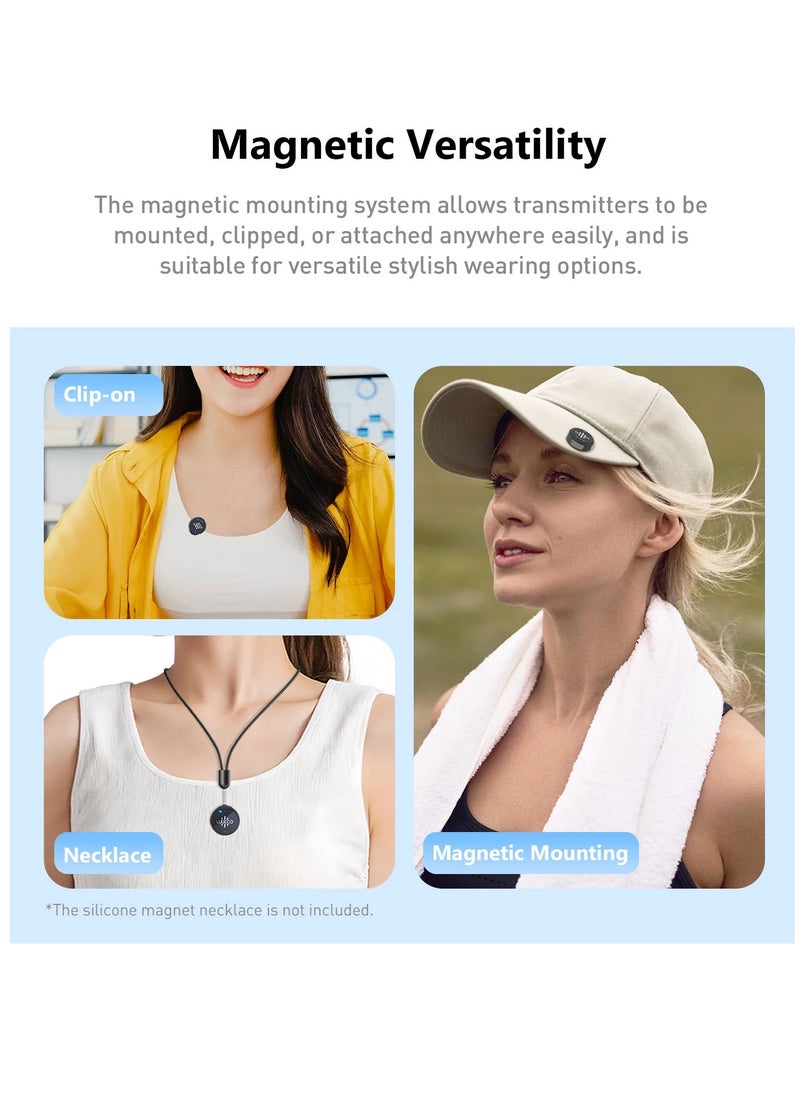 LUUCCO LUUCCO AirWave K1 Wireless Lavalier Microphone USB-C for Mobile Phones Lapel Mic for Vloging Interviews and Live Streaming  - Image 3