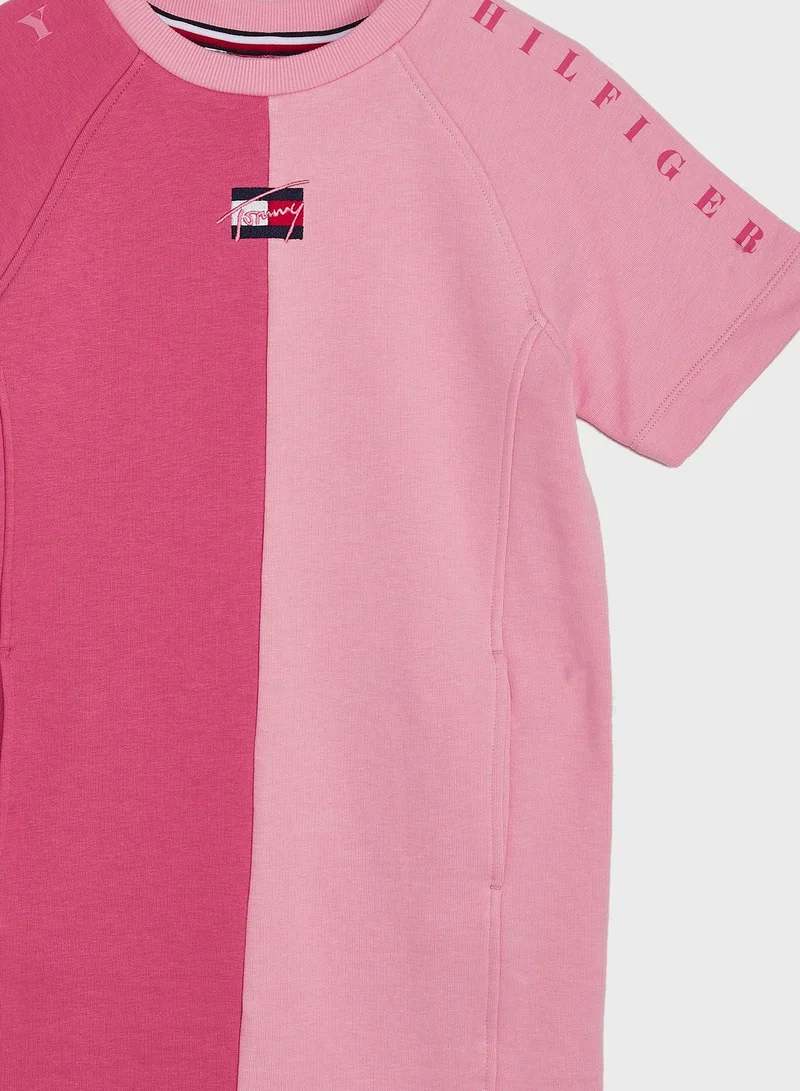 TOMMY HILFIGER Youth Colour Block Dress