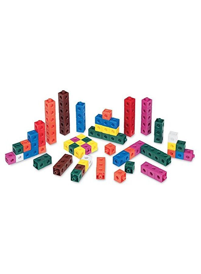 hand2mind Snap Cubes Math Linking Cubes Plastic Cubes Snap Blocks Color Sorting Connecting Cubes Math Manipulatives Counting Cubes For Kids Math Math Cubes Math Counters (Set Of 100) - Image 1