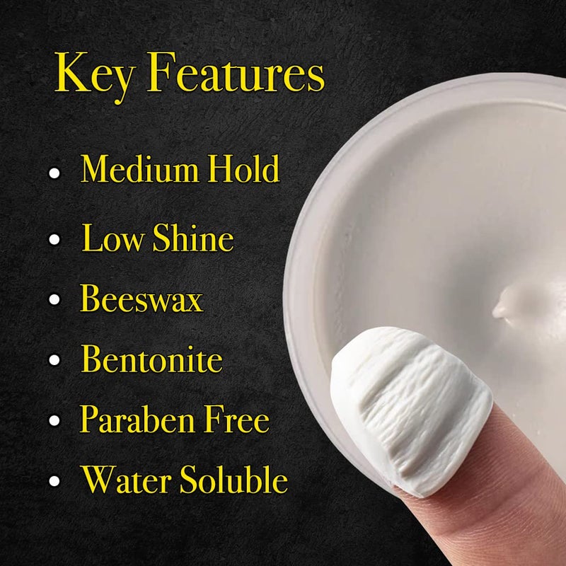 Pete & Pedro HAIR STYLING CLAY - Medium Hold, Matte Finish, Low Shine Styling Clay for Men, Ideal for Hairstyling Medium, Messy, Fine Thinning Hair Styles | Shark Tank Featured, 2 oz - Image 2