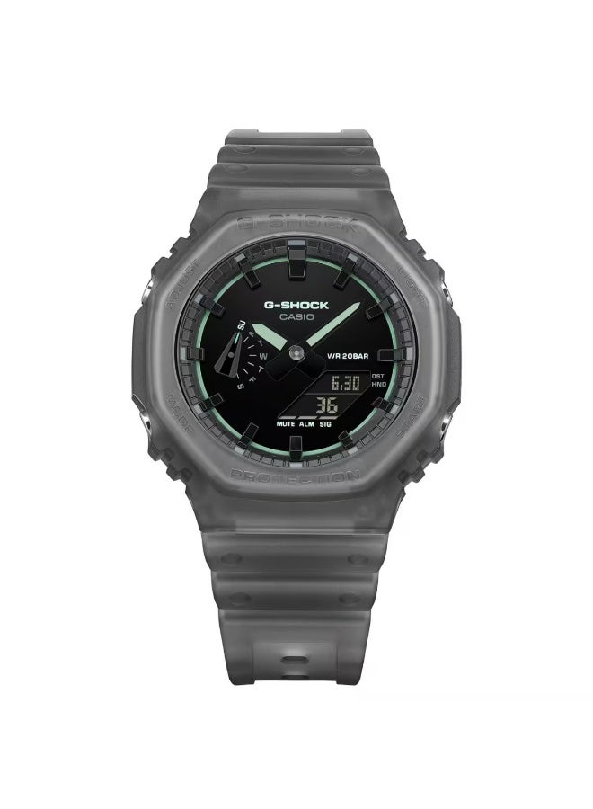 Casio G-Shock GA-2100K-1A Series Gray Transparent Rubber - Image 1