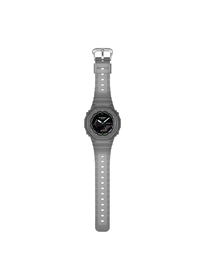 Casio G-Shock GA-2100K-1A Series Gray Transparent Rubber - Image 3