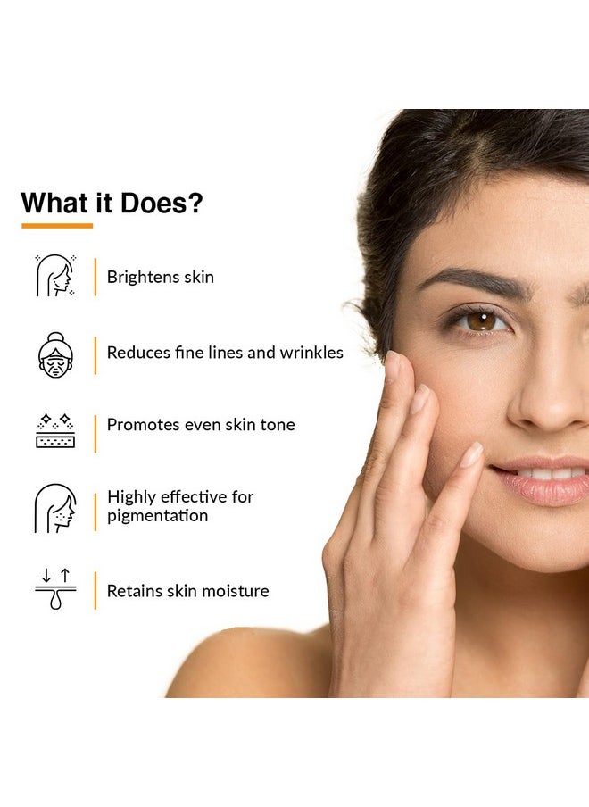 FIXDERMA 25% Vitamin C Serum For Face, C" Enhance For Glowing Skin, Anti Aging Face Serum For Unisex Reduces Fine Lines, Wrinkles & Age Spots, Skin Brightening & Lightening For Face, 15Ml  - Image 3