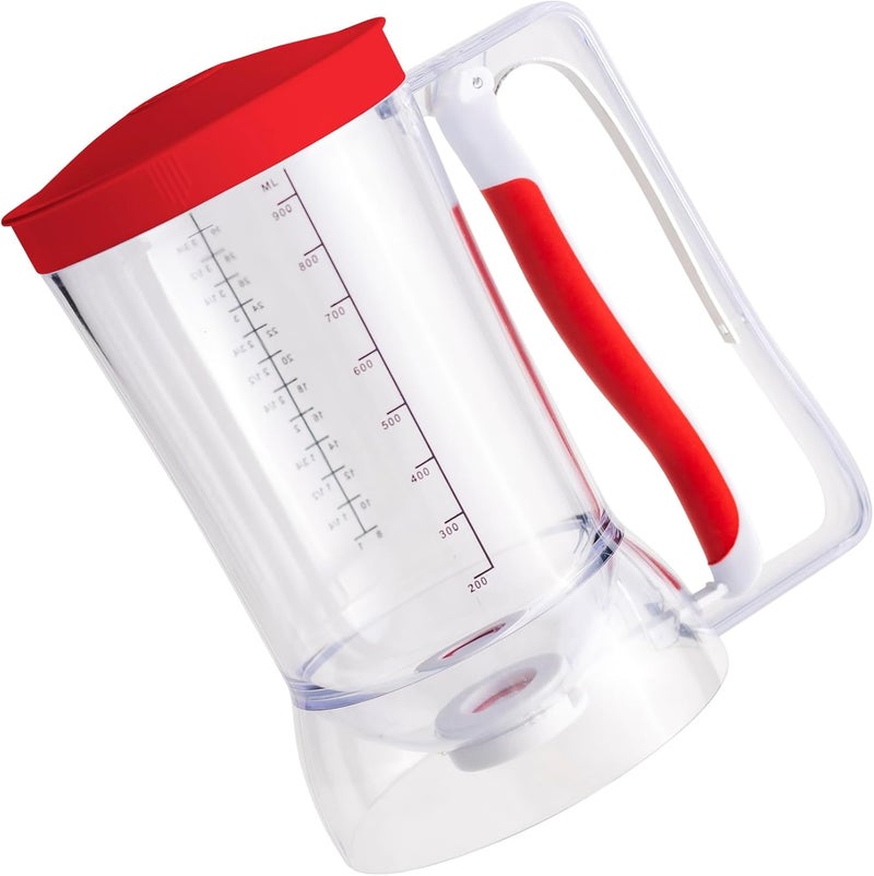 Dalup Enterprises Mess-Free Pancakes Pourer & Cupcake Batter Dispenser | 4 Cup Capacity | Precision Pour Control & Easy-Squeeze Handle | BPA-Free Kitchen Tool for Waffles, Crepes & Muffins - Image 5