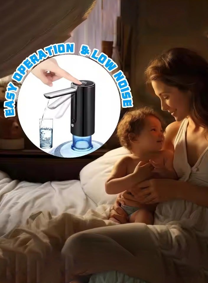 أم أتش دي مضخة مياه كهربائية لاسلكية ذكية قابلة للطي للمياه المعبأة في زجاجات  - Image 5