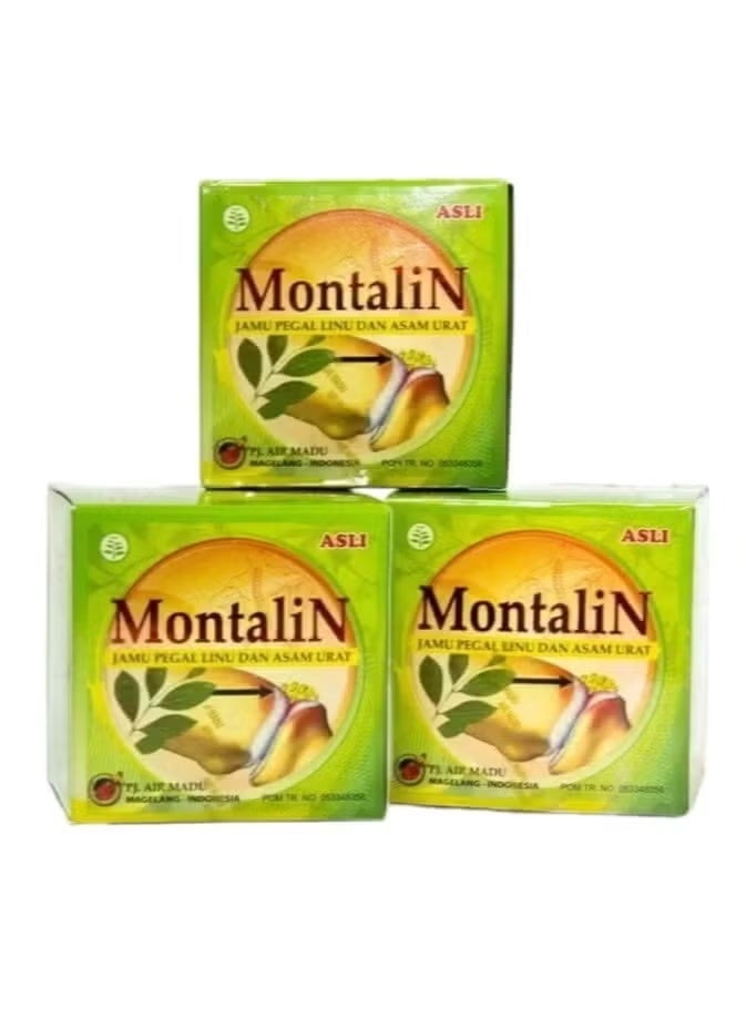 Montalin for the relief of joint, bone and gout pain (3 packs)