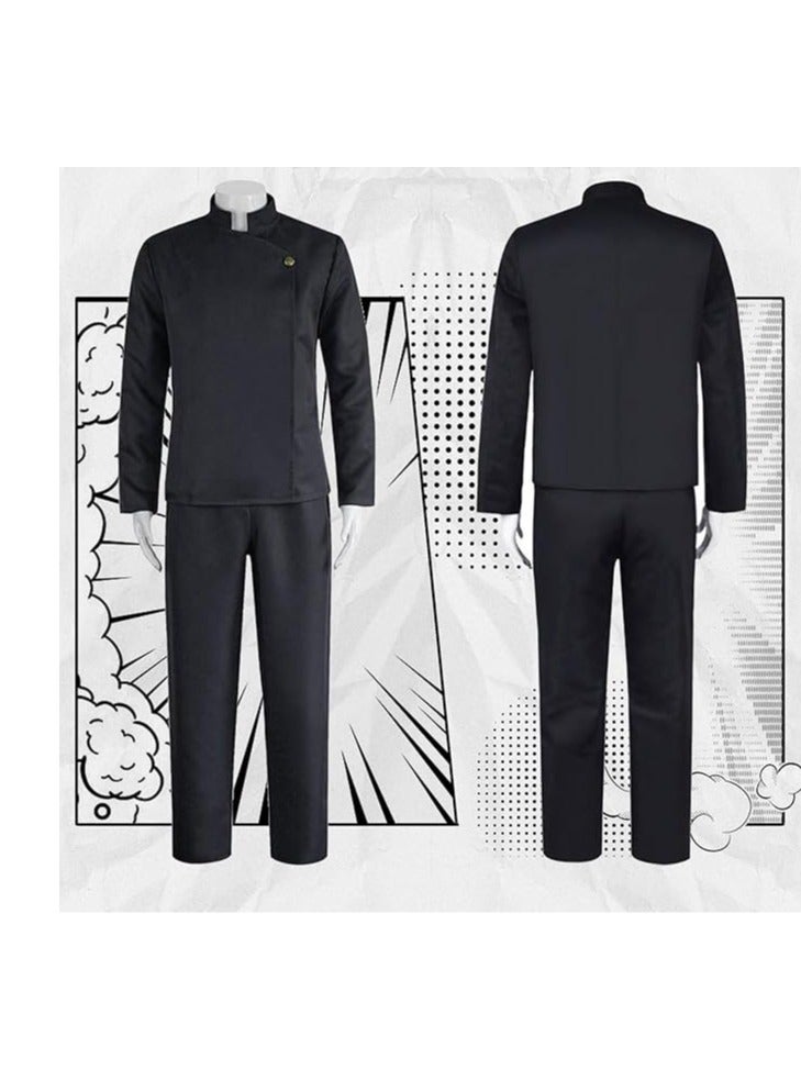 عام زي لعب الأدوار في المدرسة الثانوية للرجال-مجموعة لعب الأدوار اليابانية للبالغين مع شعر مستعار ونظارات - Image 5