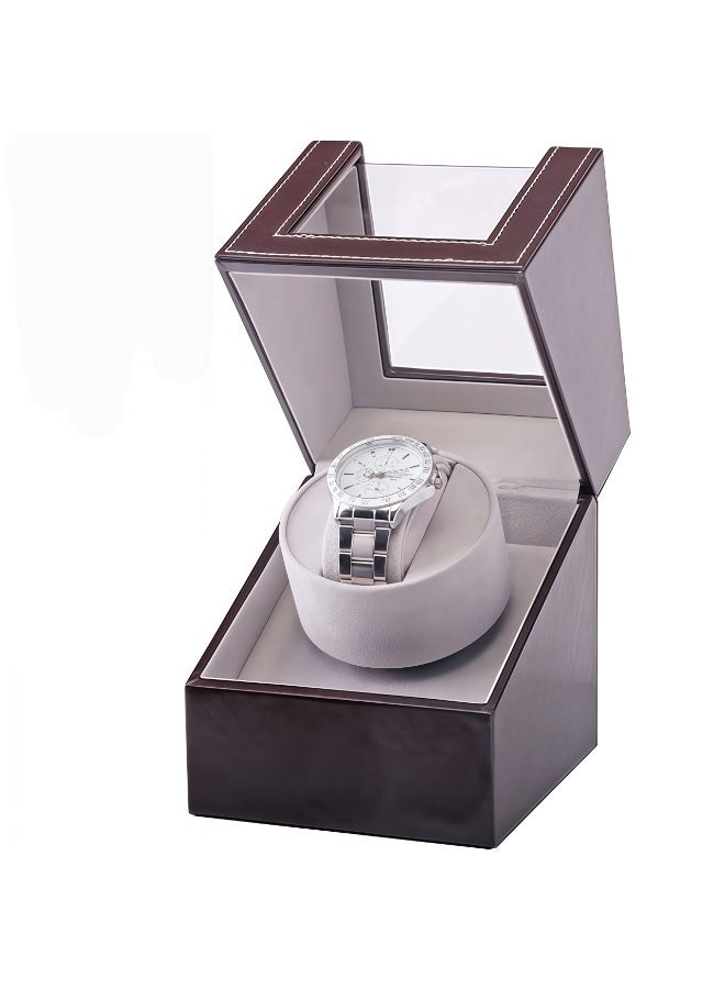 كيل › علبة لف ساعات أوتوماتيكية فاخرة للرجال جلد PU محرك صامت طاقة مزدوجة هدية عرض وتخزين الساعات - Image 1