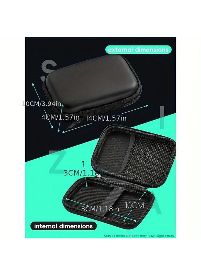 White Handheld Game Console Protective Case Waterproof Non Slip Fabric Multiple Compartment Organizer - Image 4