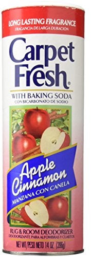 Carpet Fresh 277119 Rug and Room Deodorizer with Baking Soda, 14 oz. Apple Cinnamon Fragrance - Image 5
