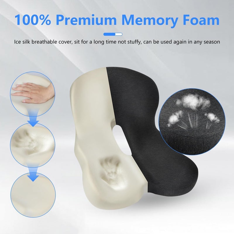 OWill Donut Cushion - Memory Foam Seat Cushion for Comfort and Support - Image 4