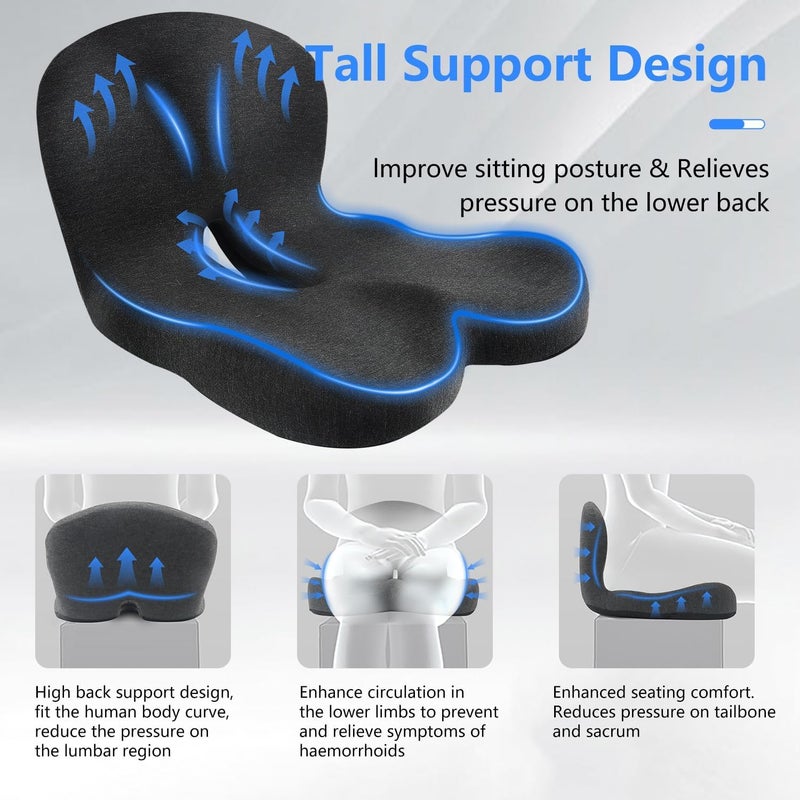 OWill Donut Cushion - Memory Foam Seat Cushion for Comfort and Support - Image 2